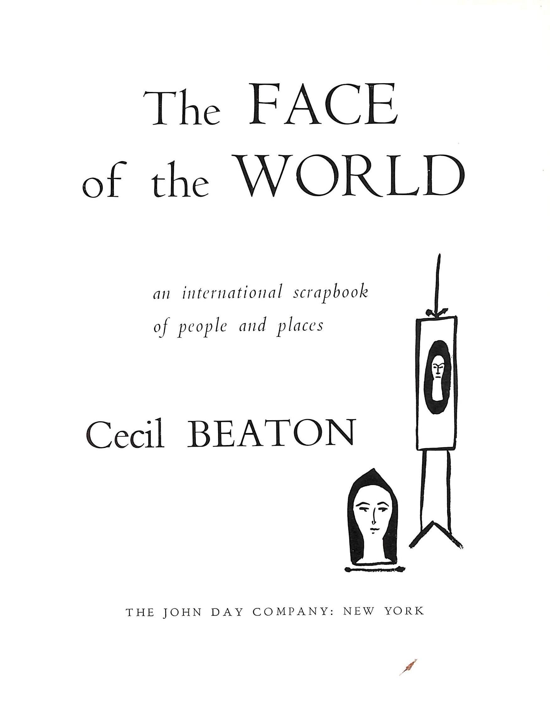 "The Face Of The World An International Scrapbook Of People And Places" 1957 BEATON, Cecil