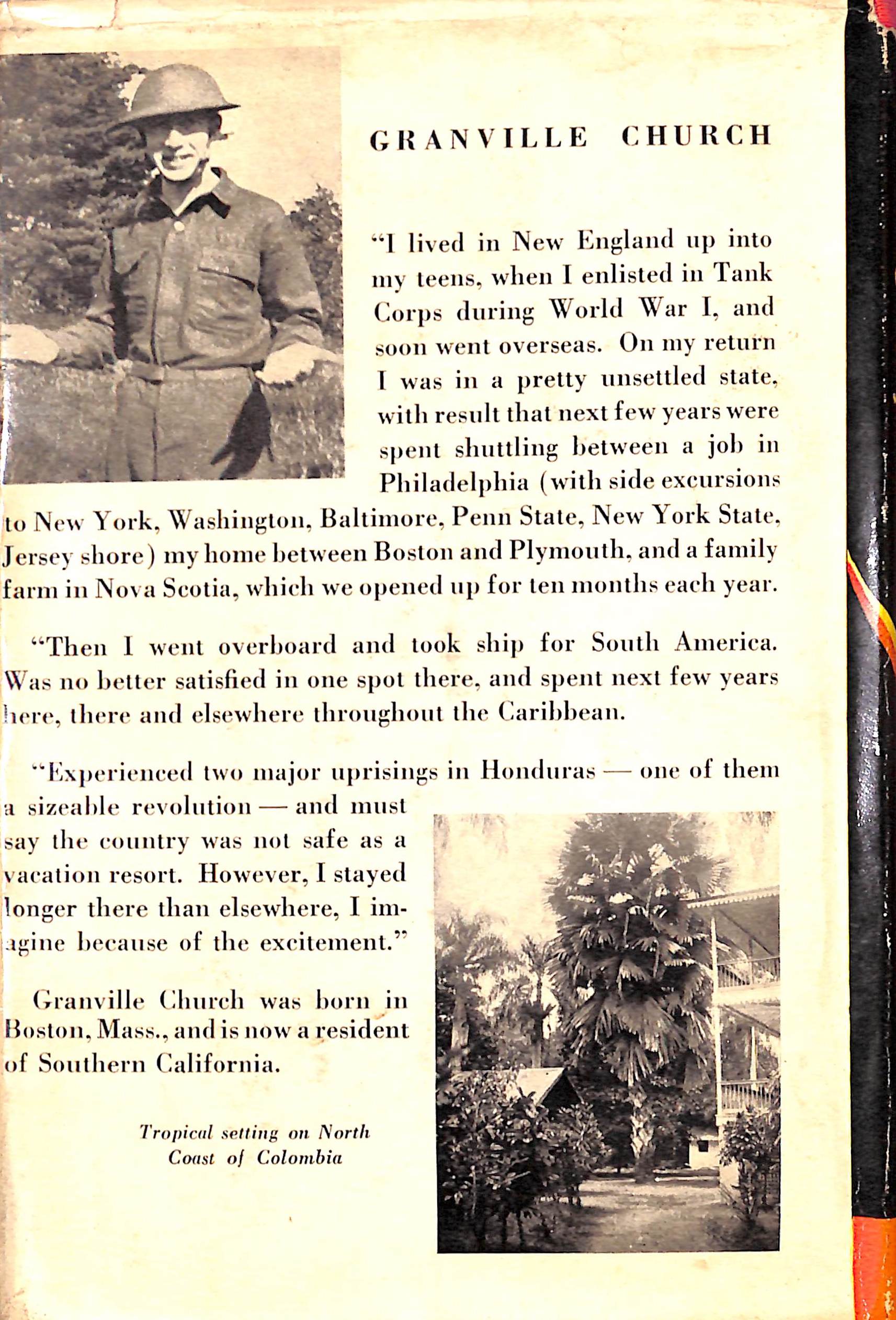 "Bombs Burst Once" 1941 CHURCH, Granville