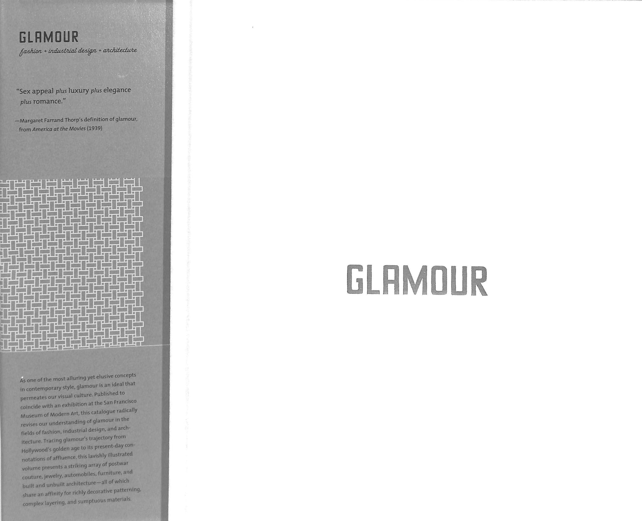 "Glamour Fashion + Industrial Design + Architecture" 2004 ROSA, Joseph [edited by]