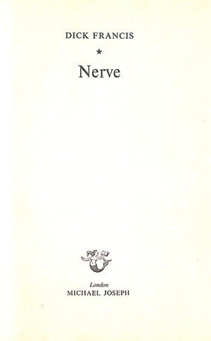 "Nerve" 1967 FRANCIS, Dick