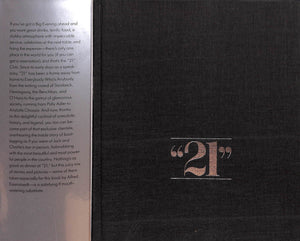 "21" The Life And Times Of New York's Favorite Club" 1975 KAYTOR, Marilyn (SOLD)