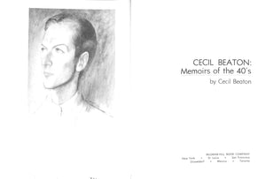 "Cecil Beaton: Memoirs Of The 40's" 1972 BEATON, Cecil