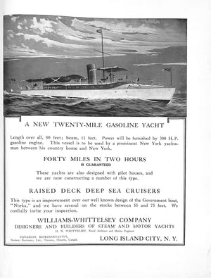 "Yachting: Initial Number" January 1907 (SOLD)