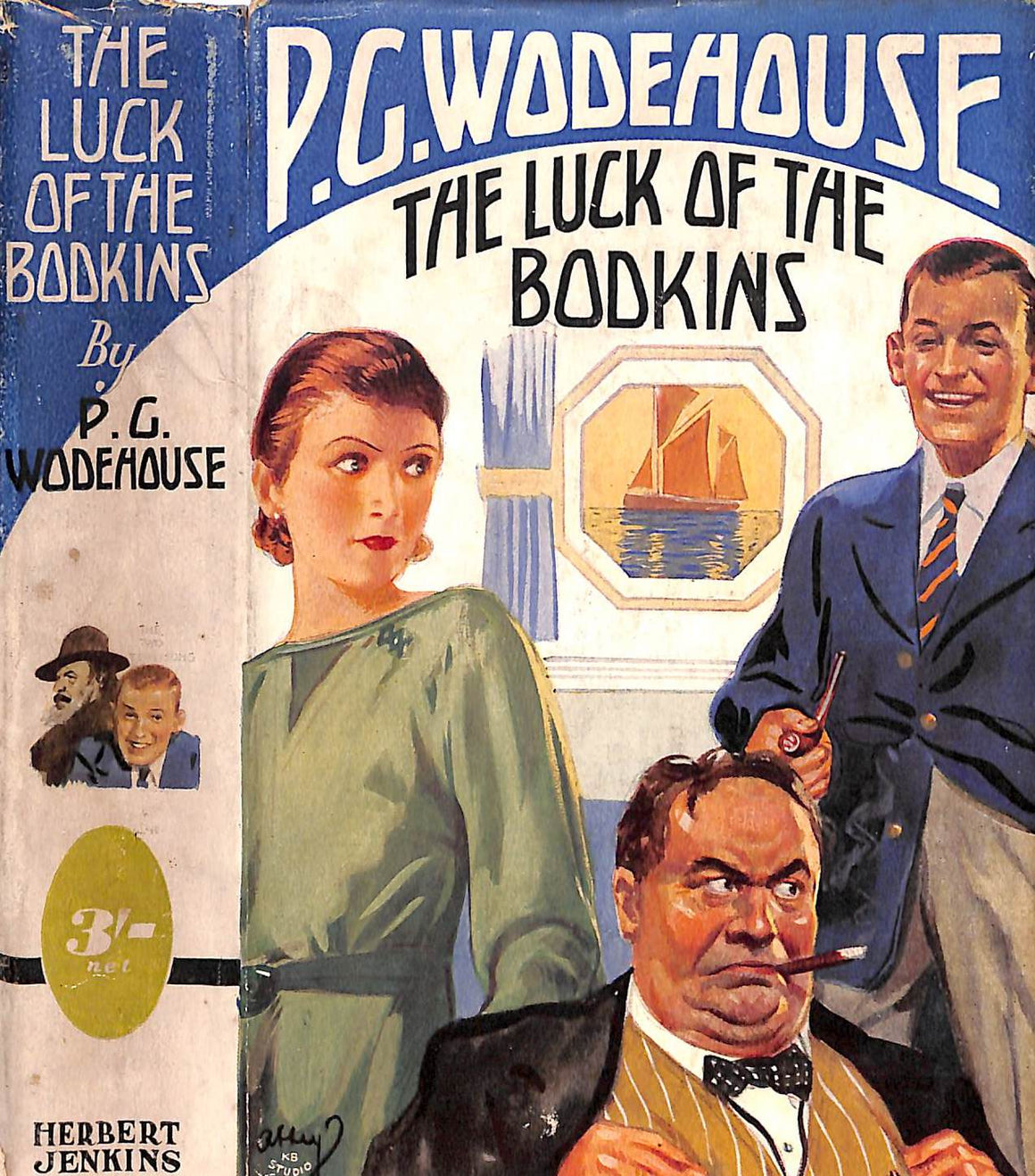 "The Luck Of The Bodkins" 1942 WODEHOUSE, P.G.