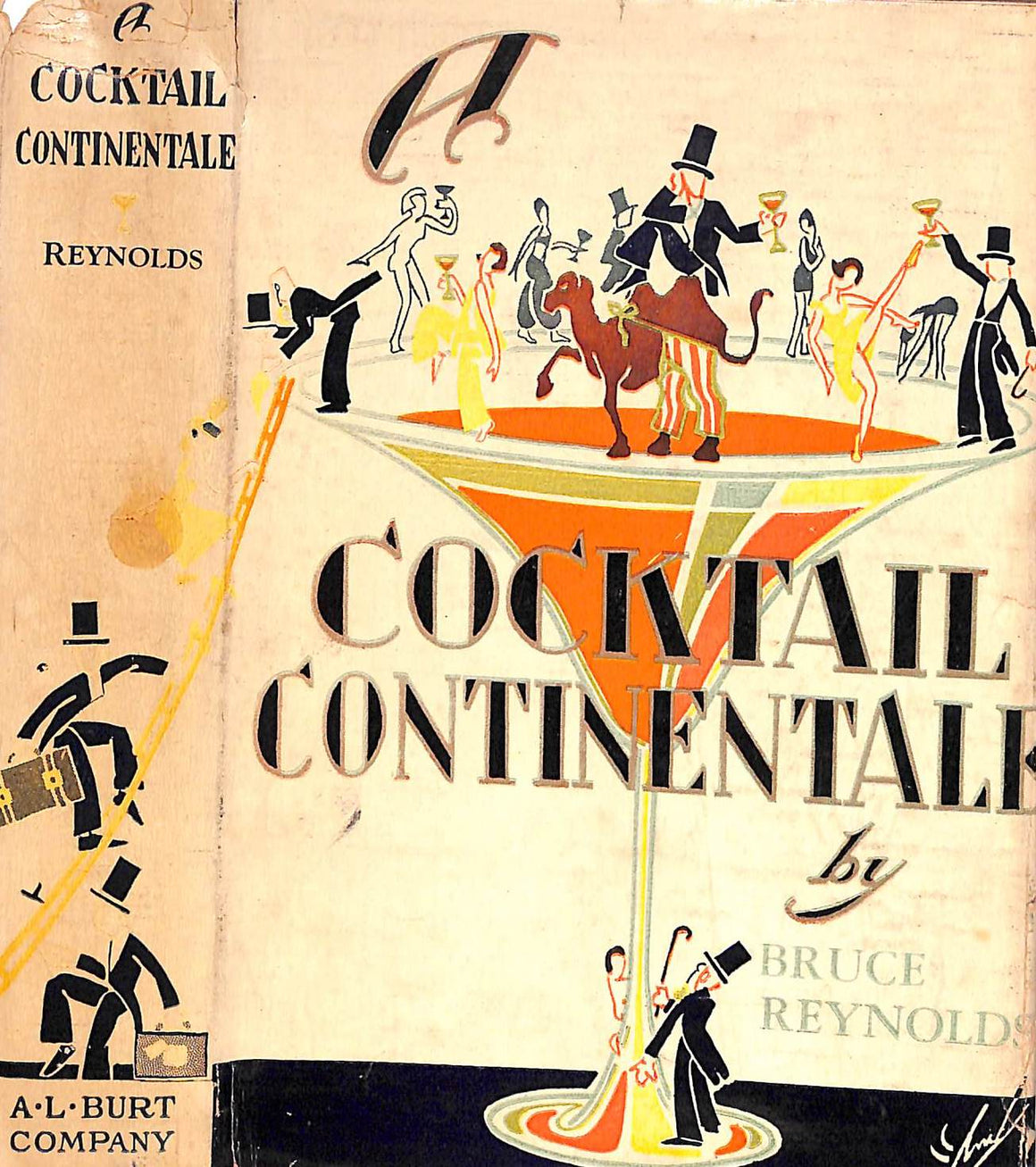 "Cocktail Continentale A Travel Tale That Reads Like Lightning" 1926 REYNOLDS, Bruce