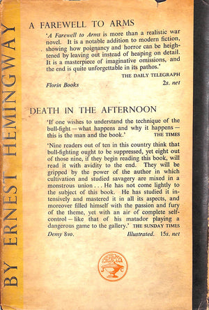 "To Have And Have Not" 1937 HEMINGWAY, Ernest