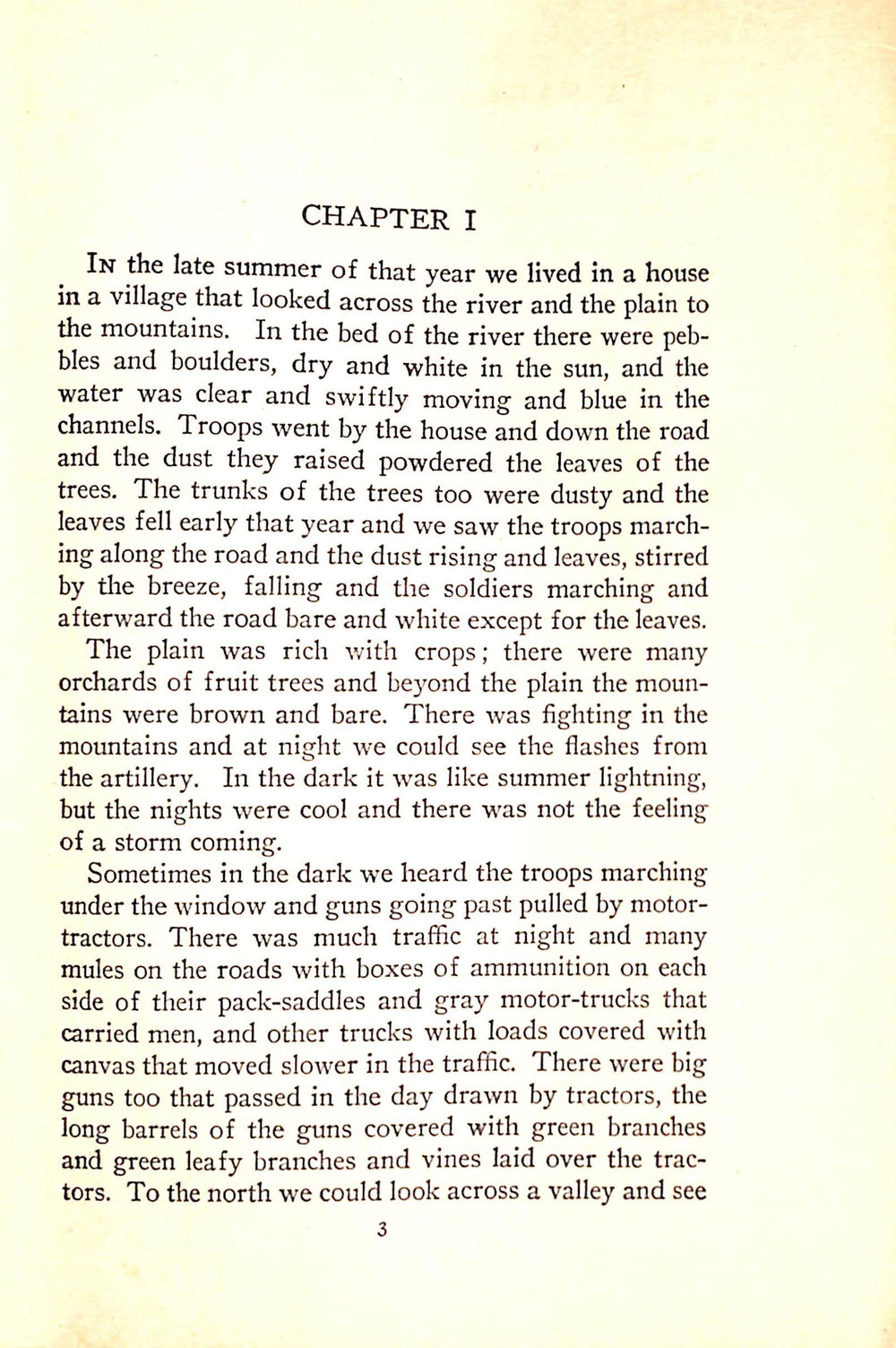 "A Farewell To Arms" 1929 HEMINGWAY, Ernest