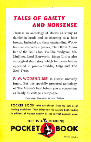 "The Best Of Wodehouse" 1949 WODEHOUSE, P.G.