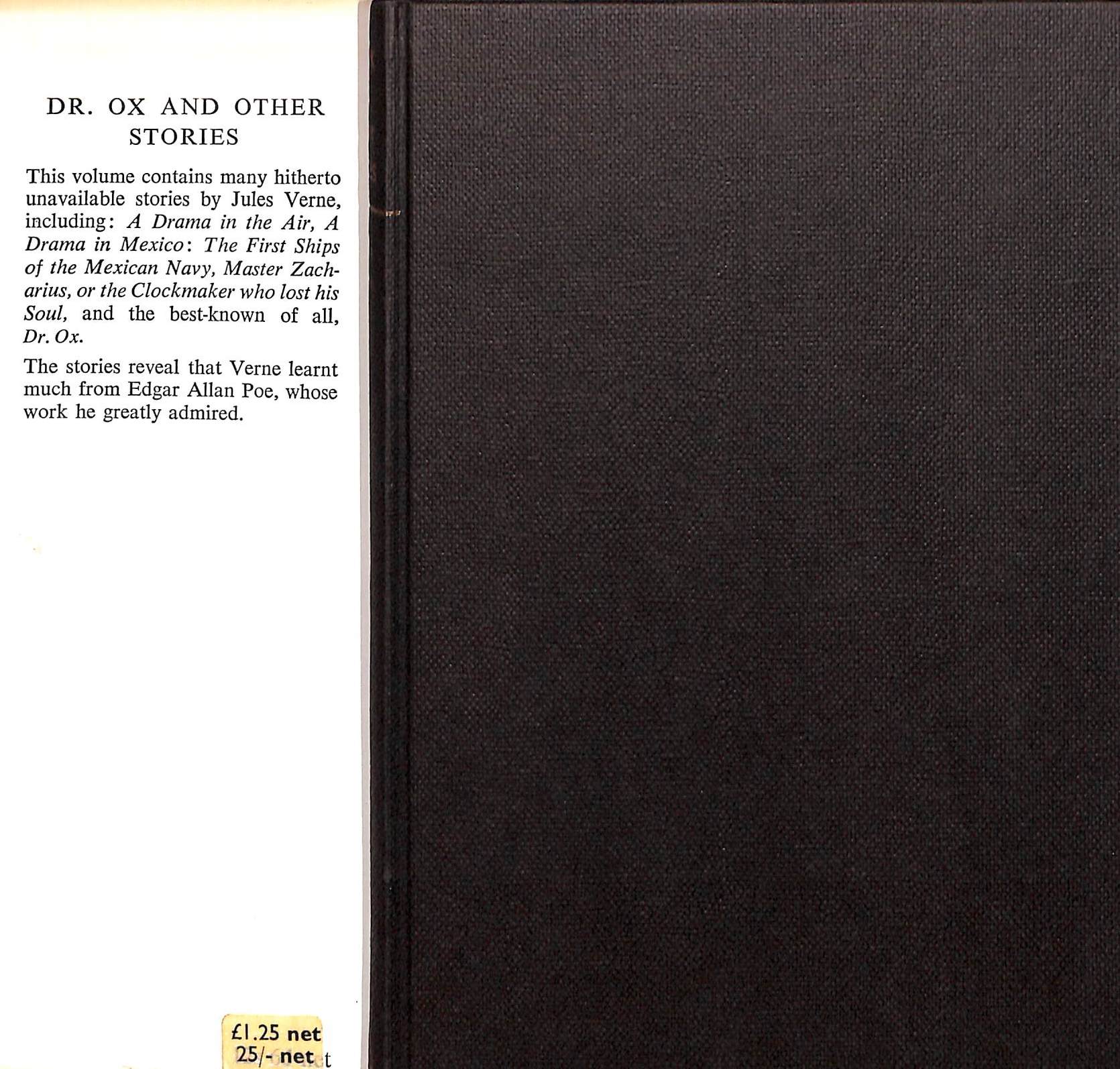 "Dr. Ox And Other Stories" 1964 VERNE, Jules