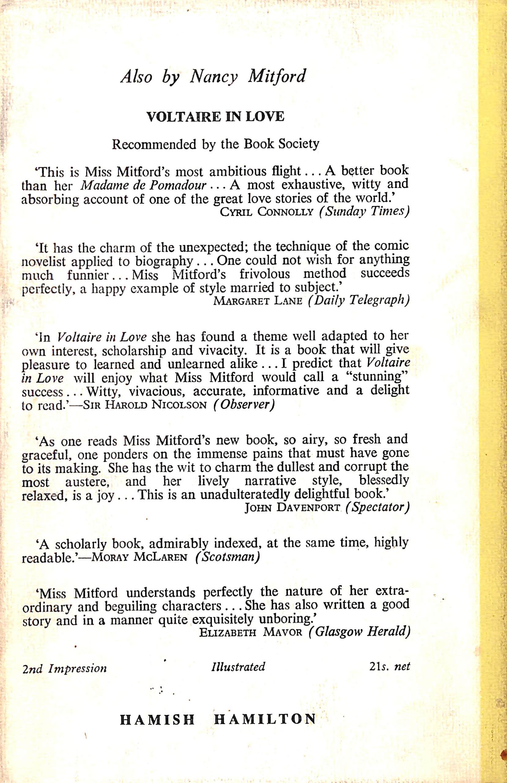 "The Water Beetle" 1962 MITFORD, Nancy (SOLD)