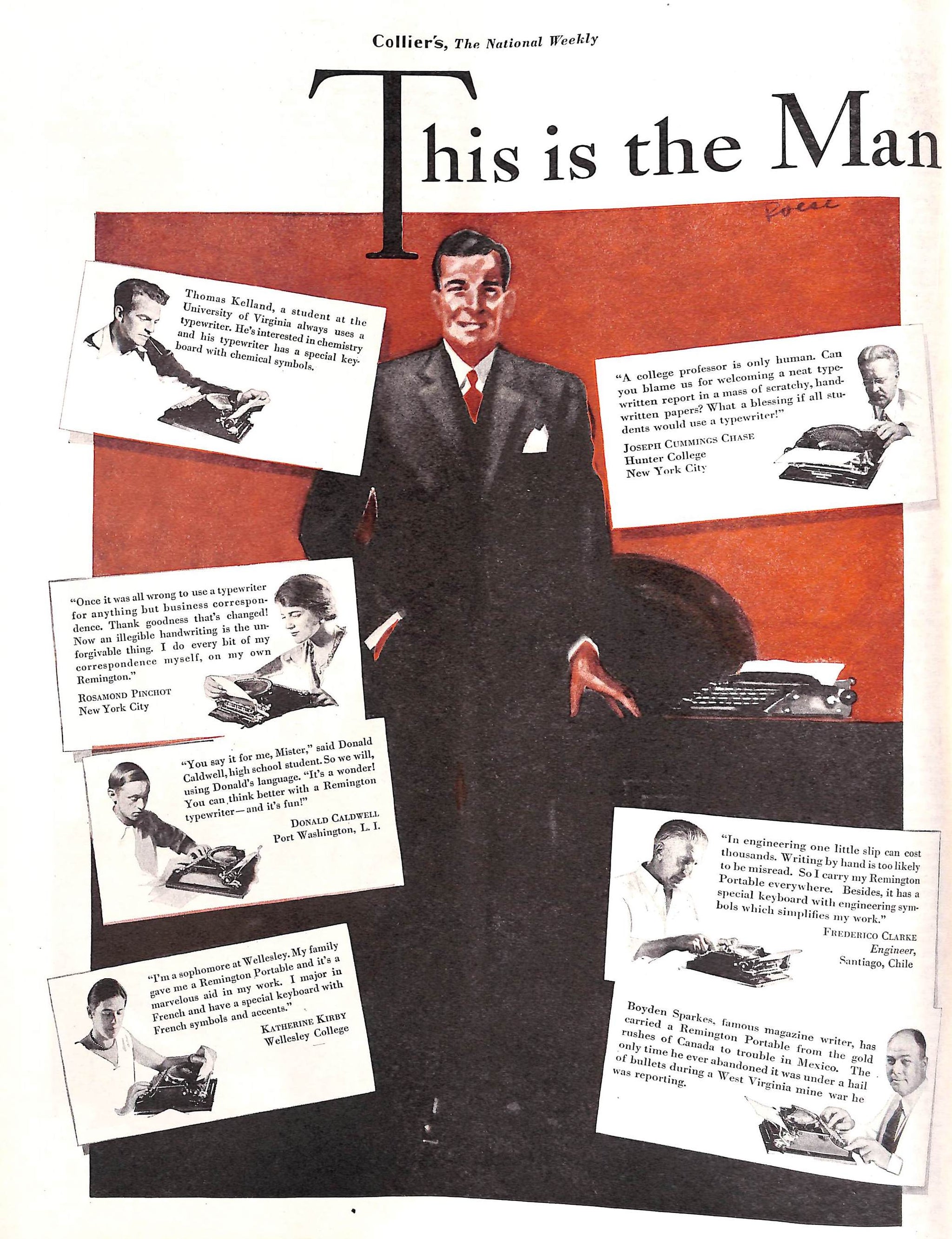 Collier's The National Weekly September 13. 1930 w/ Paul Brown Polo Cover