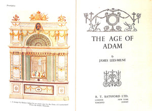 "The Age Of Adam" 1947 LEES-MILNE, James