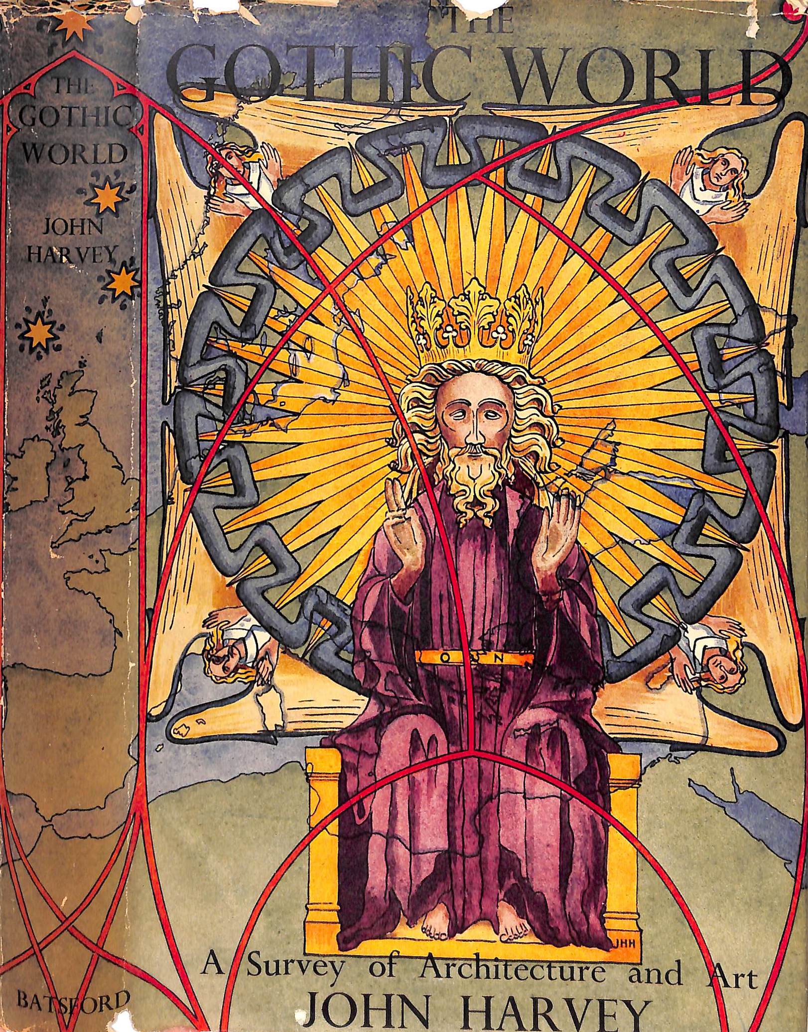 "The Gothic World: A Survey Of Architecture And Art" 1950 HARVEY, John