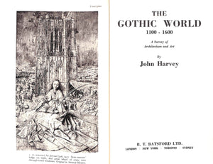 "The Gothic World: A Survey Of Architecture And Art" 1950 HARVEY, John