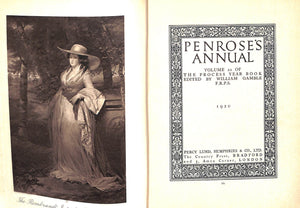 "Penrose's Annual: Victory Volume No 22 Of The Process Year Book" 1920 GAMBLE, William F.R.P.S.