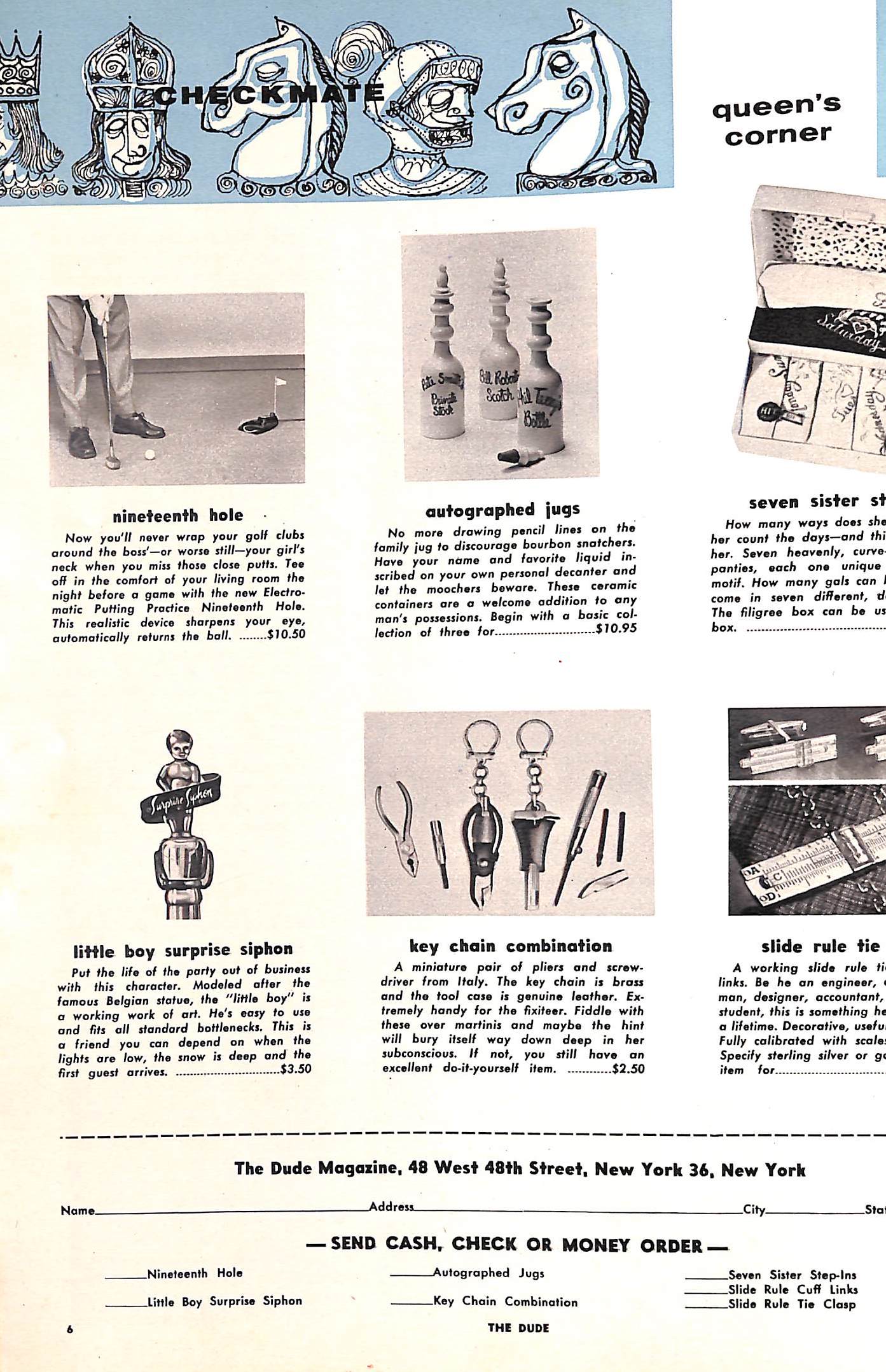 "The Dude The Magazine Devoted To Pleasure July, 1959" ELLIOTT, Bruce [editor]