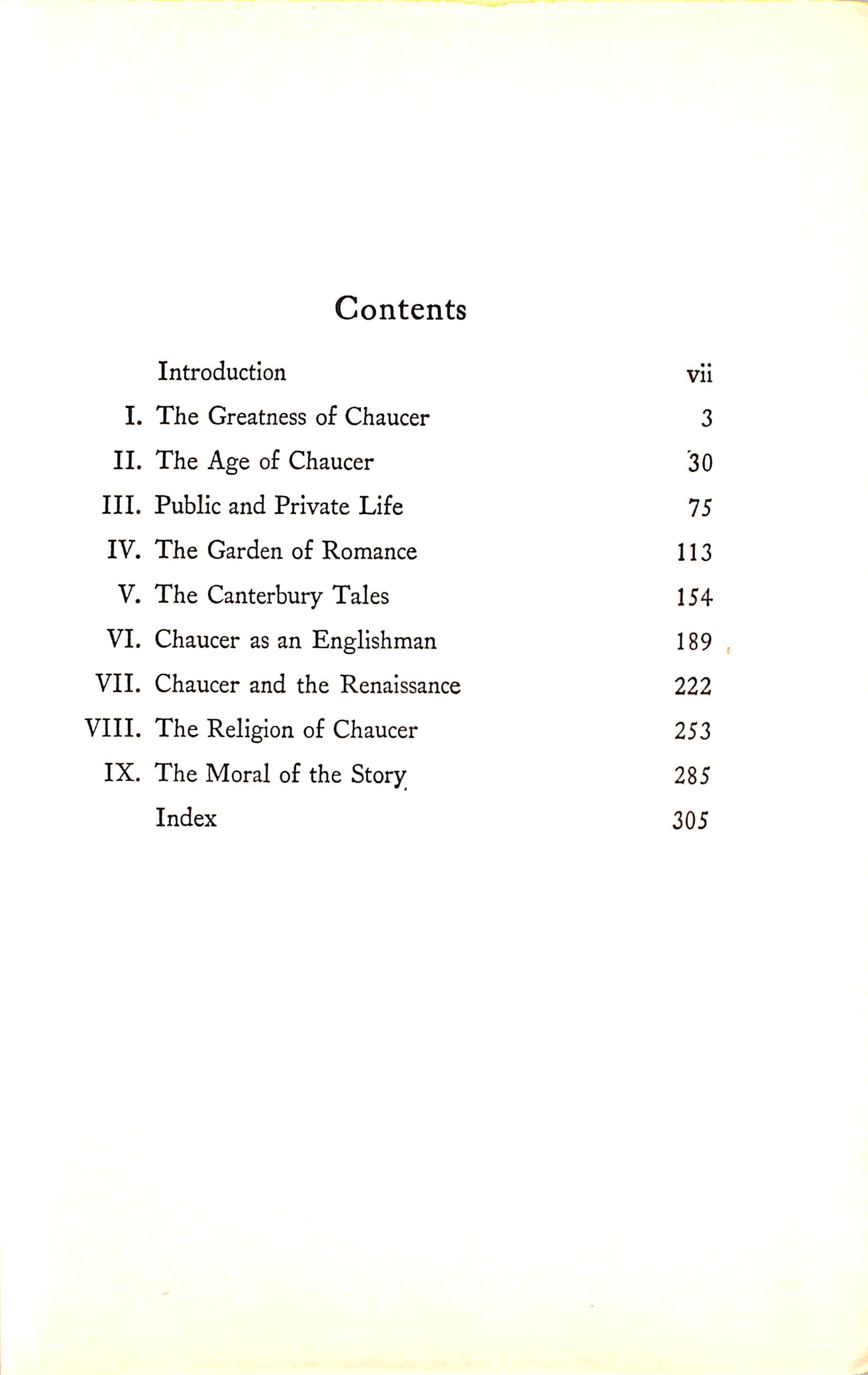 "Chaucer" 1932 CHESTERTON, G.K.
