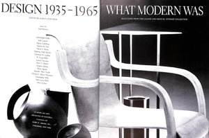 "Design 1935-1965 What Modern Was: Selections From The Liliane And David M. Stewart Collections" 1991 EIDELBERG, Martin [edited by]