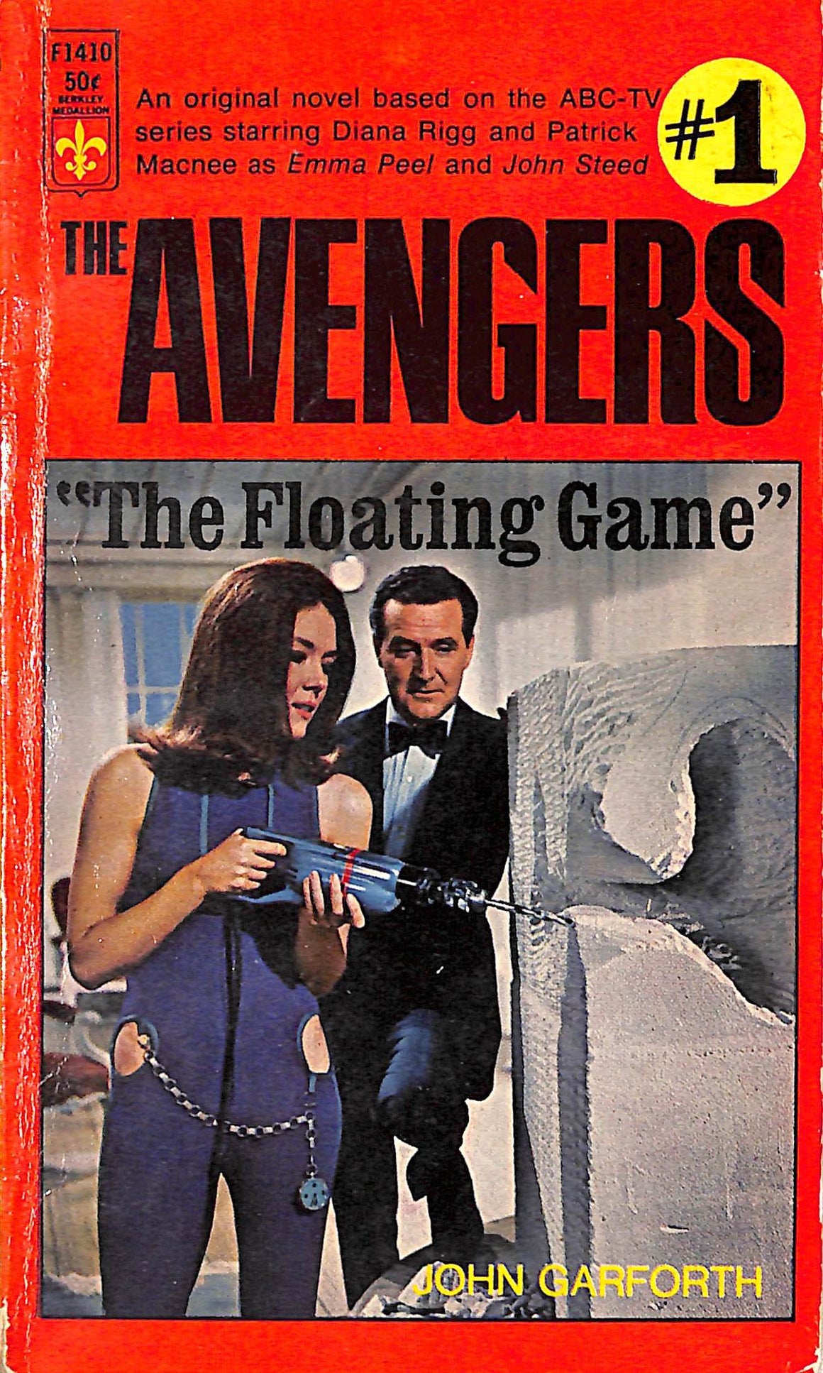 "The Avengers The Floating Game #1 Signed By Patrick Macnee" 1967 GARFORTH, John