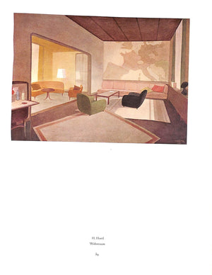 "Farbige Raumkunst Siebte Folge Achtzig Neuzeitliche Entwurfe" 1946