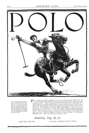Polo By Paul Brown September, 1924
