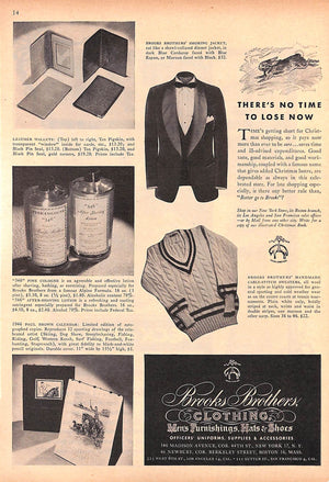 Brooks Brothers 1946 Giftware Advert Page