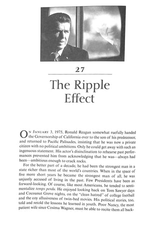 "Dutch: A Memoir Of Ronald Reagan" 1999 MORRIS, Edmund