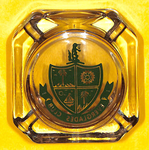 "The Everglades Club Palm Beach Glass Ashtray"