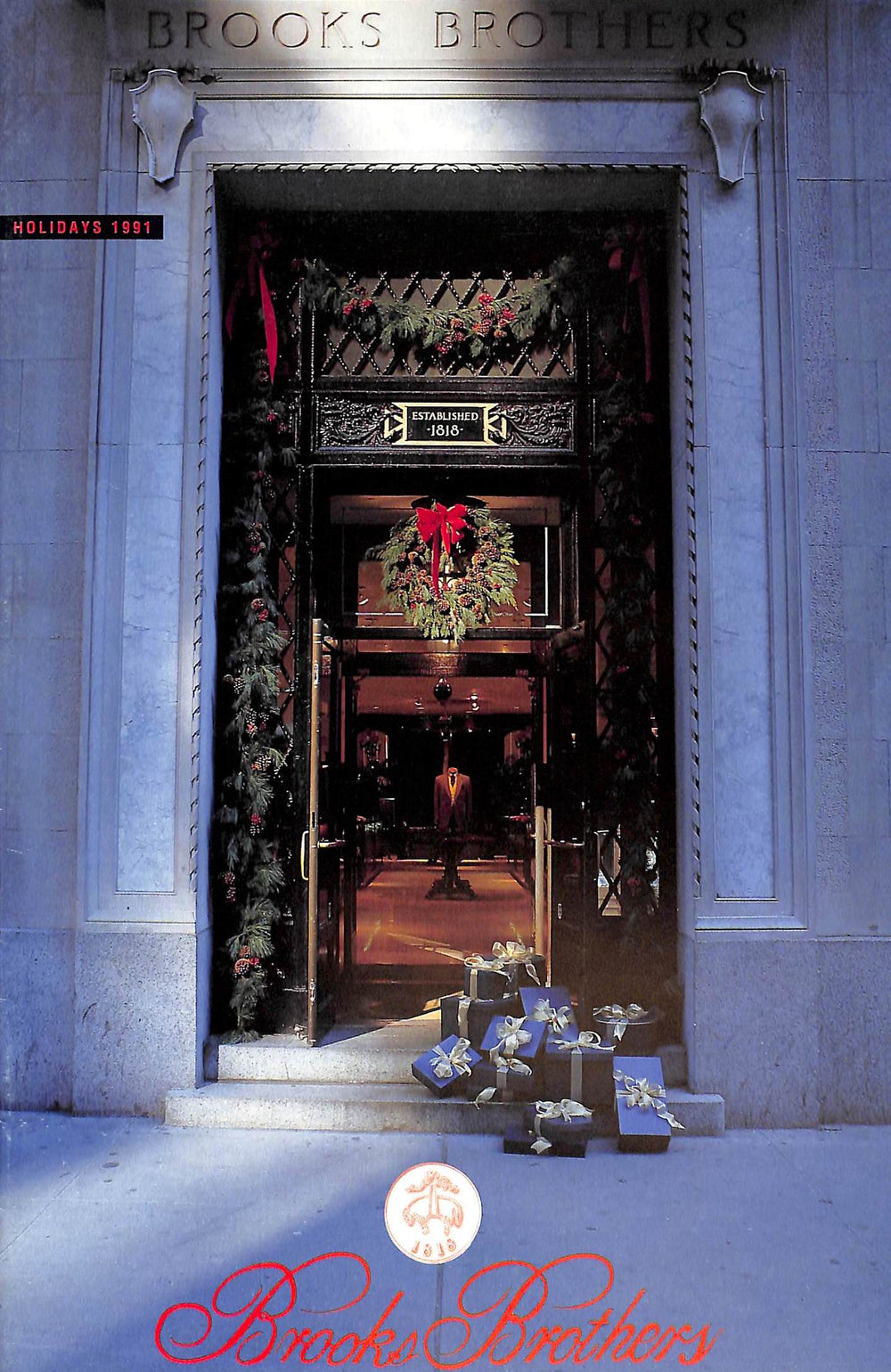 "Brooks Brothers Holidays" 1991 Catalog