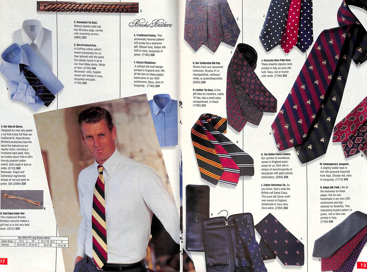 "Brooks Brothers Holidays" 1991 Catalog