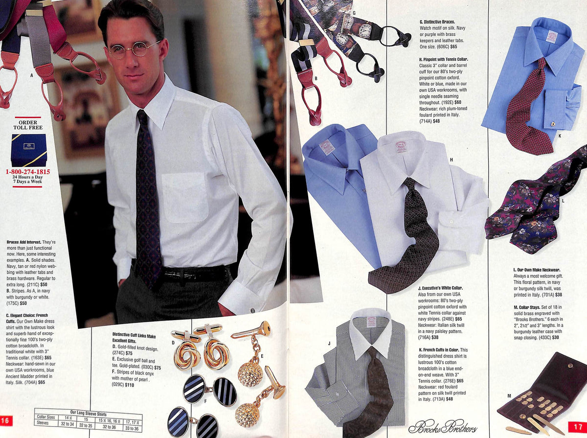 "Brooks Brothers Holidays" 1991 Catalog