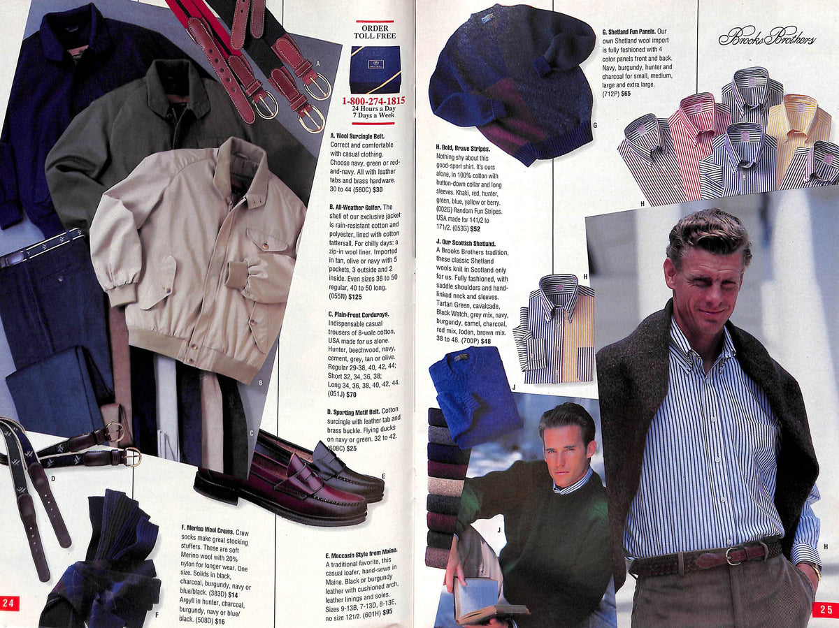 "Brooks Brothers Holidays" 1991 Catalog
