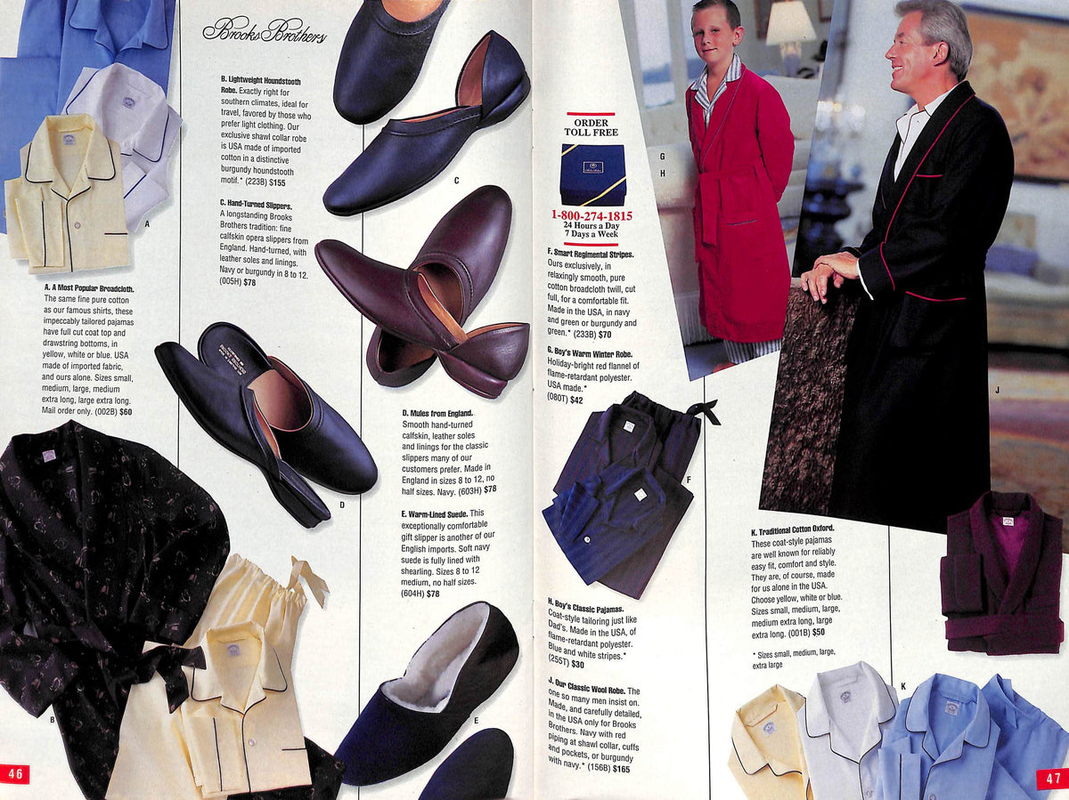 "Brooks Brothers Holidays" 1991 Catalog