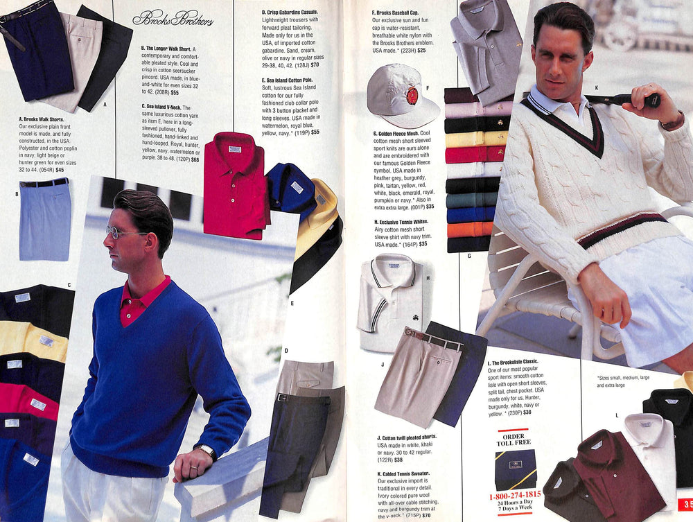 "Brooks Brothers Holidays" 1991 Catalog