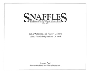 "Snaffles: The Life And Work Of Charlie Johnson Payne 1884-1967" 1987 WELCOME, John & COLLENS, Rupert