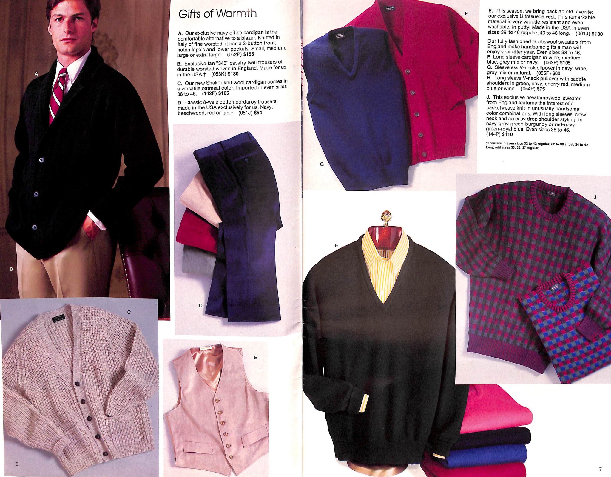 Brooks Brothers Gift Selections For Men, Women, And Boys Christmas 1987