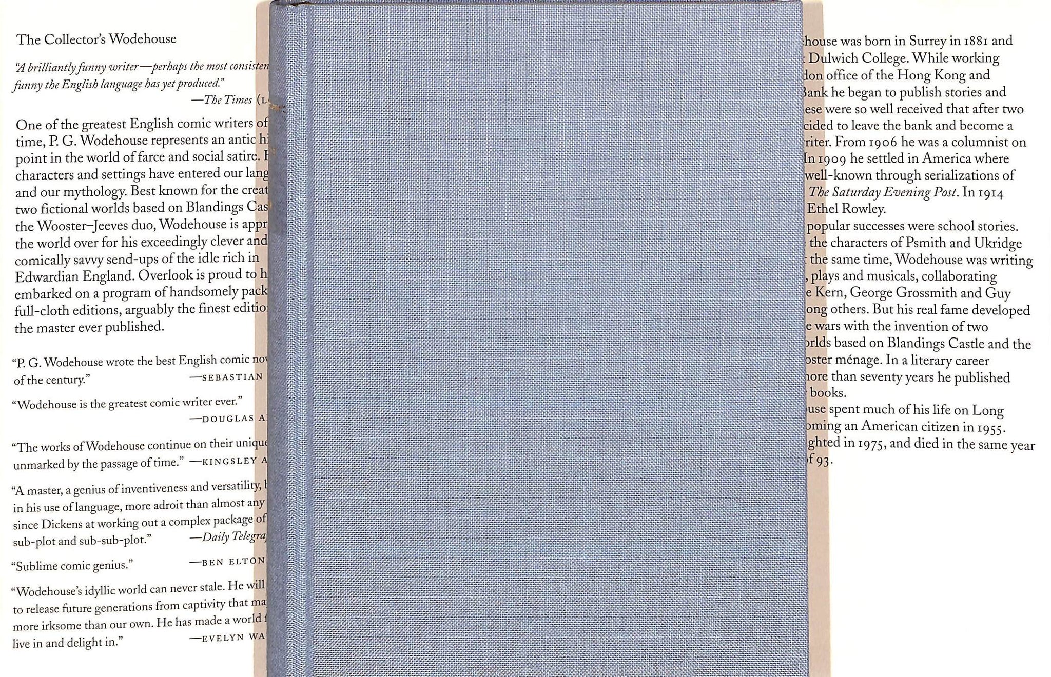 "Heavy Weather" 2001 WODEHOUSE, P.G.