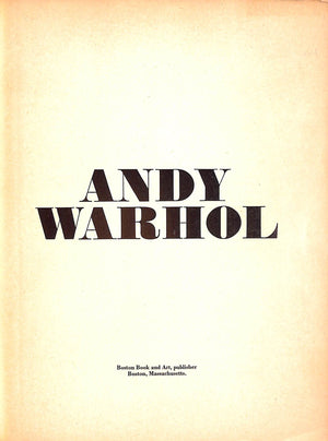 "Andy Warhol [The Stockholm Catalogue]" 1970