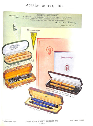 Asprey & Company Ltd. [c1930s Trade Catalogue]