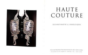 "Haute Couture" 1995 MARTIN, Richard & KODA, Harold