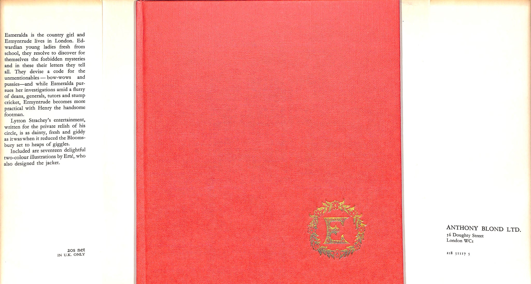 "Ermyntrude And Esmeralda" 1969 STRACHEY, Lytton