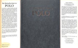"An Introduction To Polo" 1976 'Marco' (SOLD)