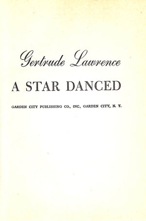 "A Star Danced" 1946 LAWRENCE, Gertrude