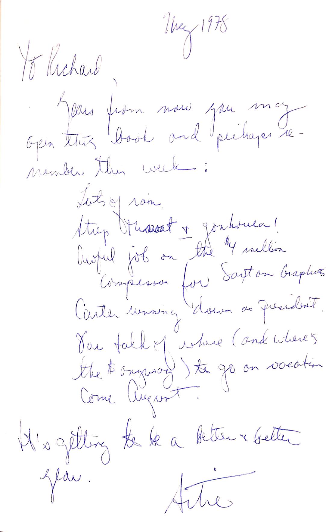 "Love Made Easy" 1977 CRISP, Quentin