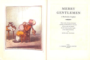 "Merry Gentlemen A Bacchanalian Scrapbook" 1951 WATSON, Rowland