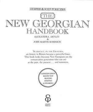 "The New Georgian Handbook" 1985 ARTLEY, Alexandra & ROBINSON, John Martin