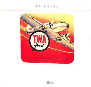 "En Route Label Art From The Golden Age Of Air Travel" 1993 JOHNSON, Lynn & O'LEARY, Michael