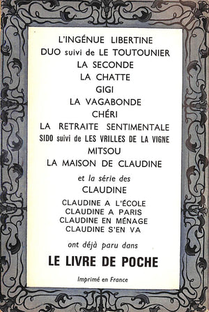 "Claudine En Menage" 1964 Willy et Colette