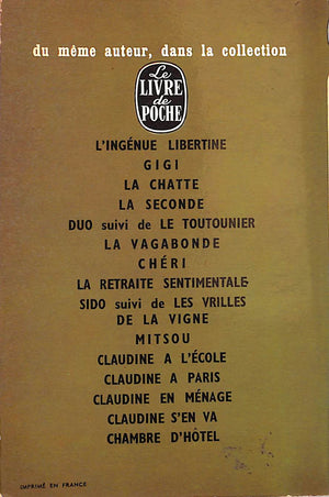 "La Maison De Claudine" 1960 Colette