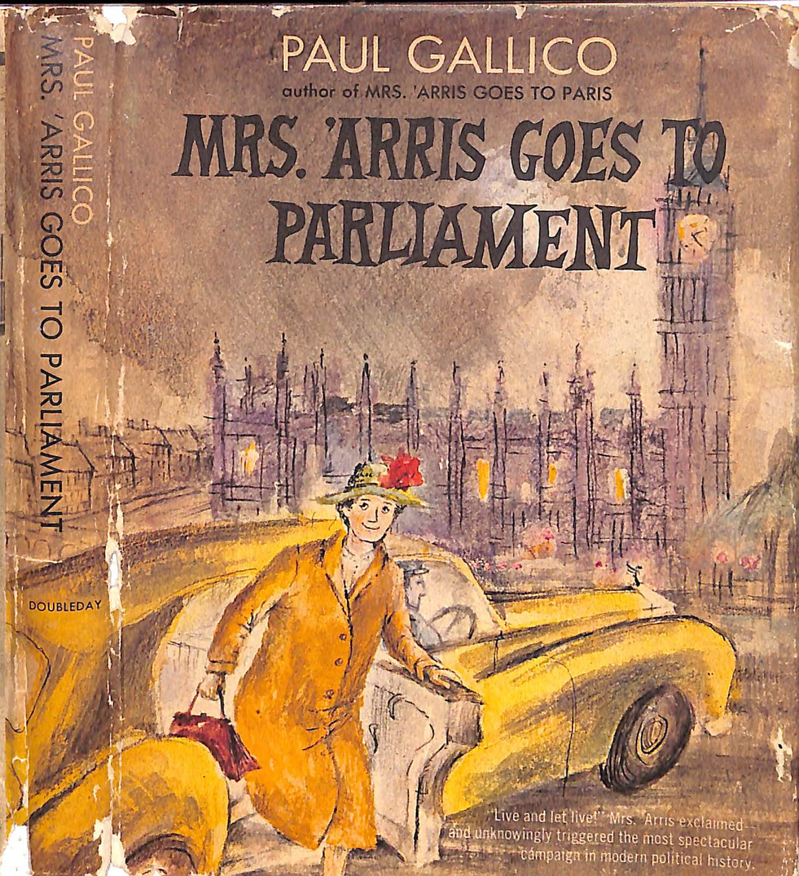 "Mrs. 'Arris Goes To Parliament" 1965 GALLICO, Paul (SOLD)